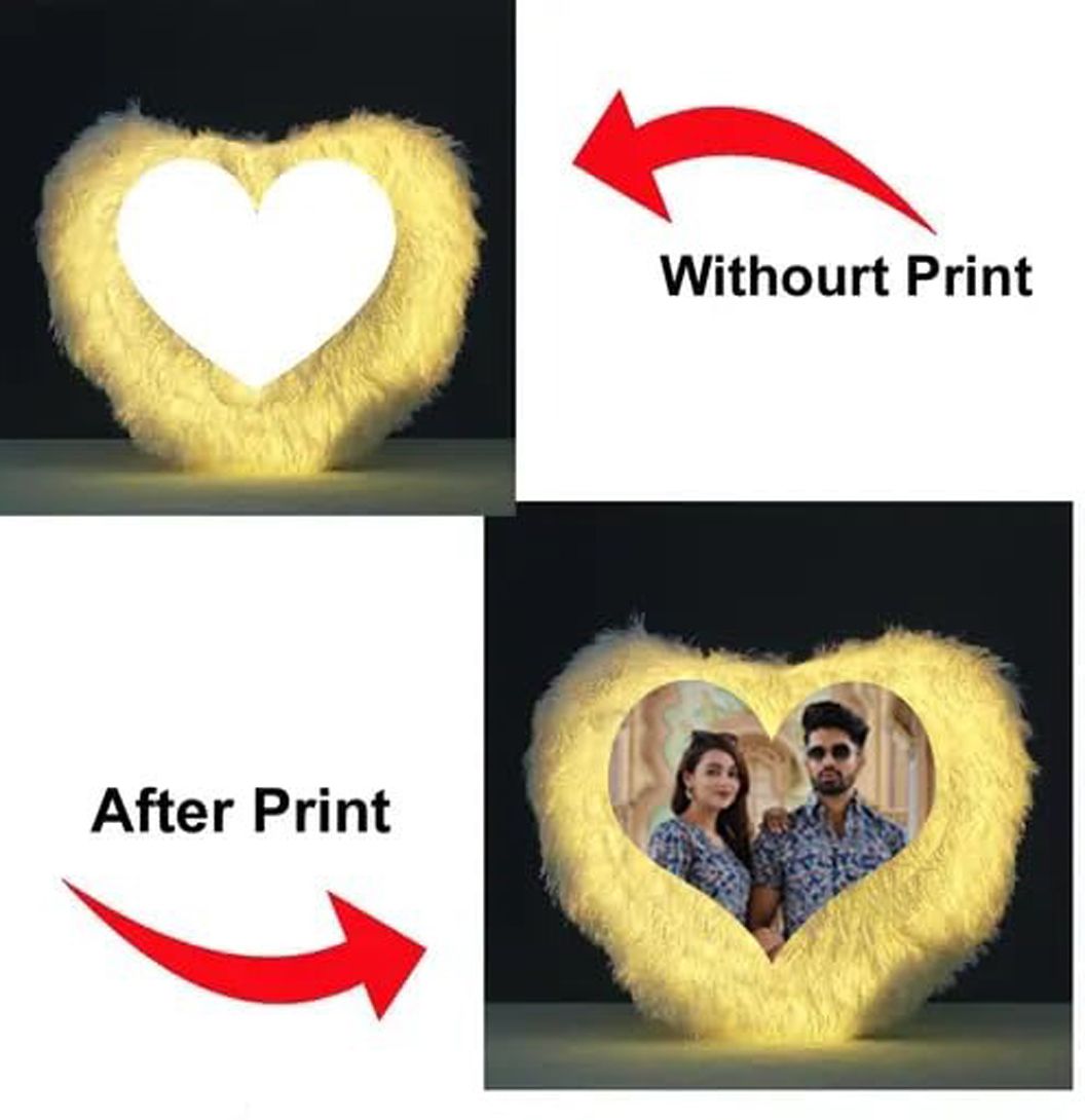 SMR Kart YELLOW HEART FUR CUSHION thumbnail 4